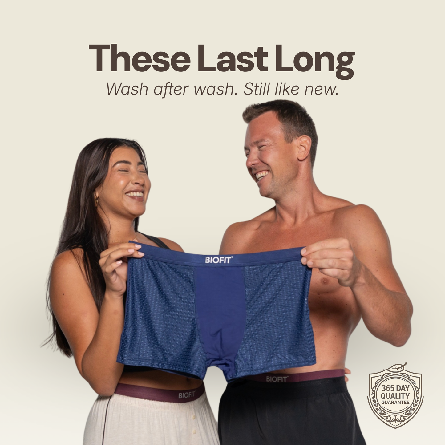 BIOFIT® Essentials Boxer Trunks 5-Pack Black | + 5 FREE
